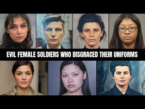 7 Soldatinnen, die ihre Uniformen durch pure Bosheit und Verbrechen, die sie hinter Gitter bracht...