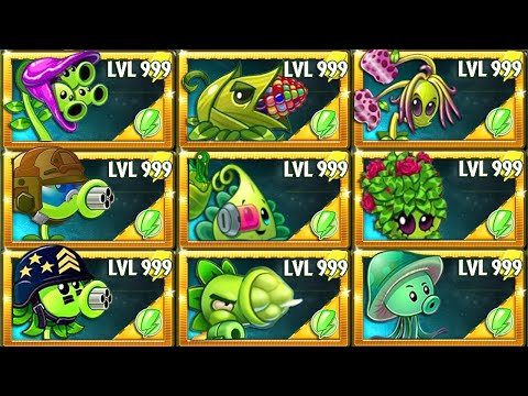 Random 30 GREEN New & Old & Mod Plants Battlez - Who Will WIn? - Pvz 2 Plant vs Plant