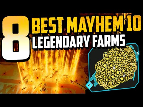 8 BEST MAYHEM 10 LEGENDARY FARMS - All DLCs & New Event Farms - Borderlands 3 Legendary Farm Guide