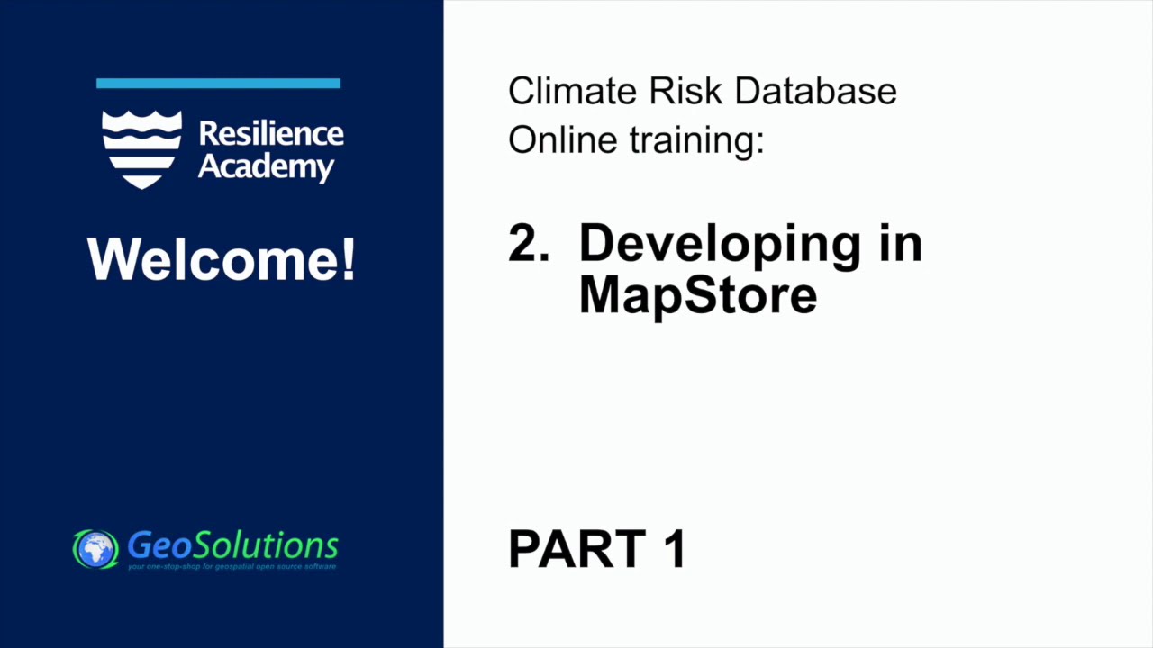 3. Part one: Developing in MapStore