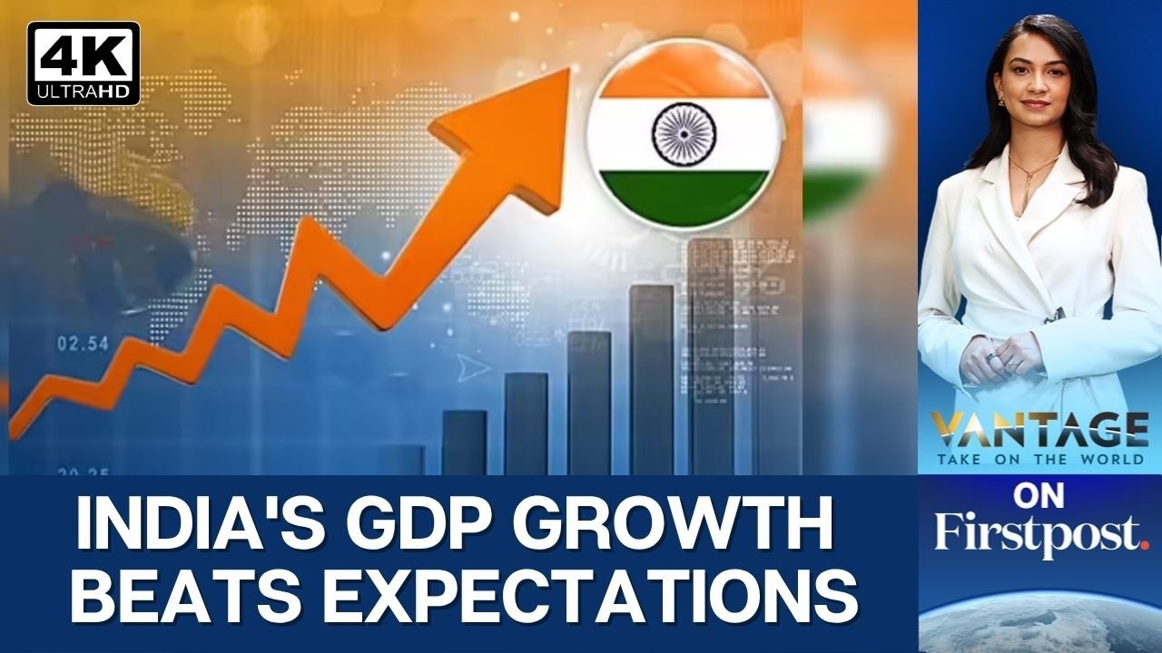 Indian Economy Grows 7.7% in FY26, Beats Government's Estimates | Vantage on Firstpost | 4K