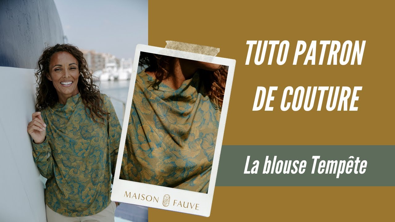 Storm blouse sewing pattern - Paper pattern