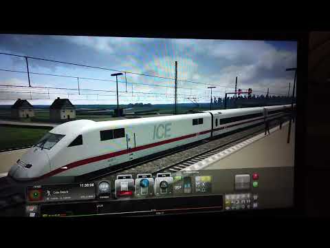 MongoTV_10462 - Del 15 - Køre TRAIN SIMULATOR 2.JULEDAG NAT Med ICE Tog i TYSKLAND