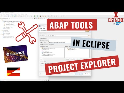 ABAP Tools in Eclipse (ADT) - Der Project Explorer [deutsch]