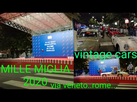 1000 MIGLIA 2020...ROME PARADE...