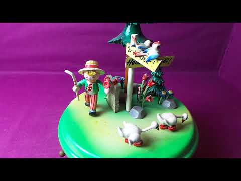 Steinbach uralte Spieluhr Nr.128 - seltenes Sammlerstück aus dem Erzgebirge