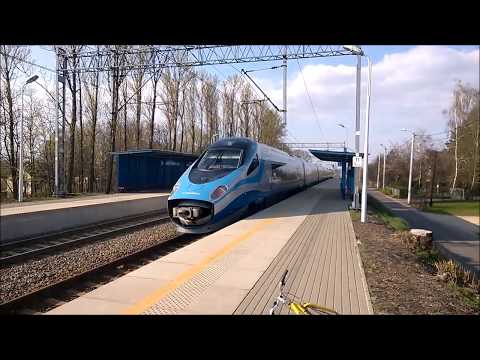 Pendolino PKP IC na dworcu Katowice Podlesie