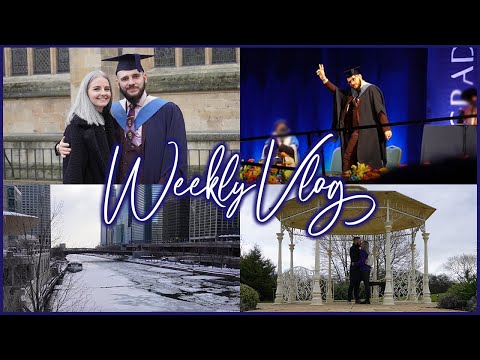 Weekly Vlog | Wik Graduates University, Chicago & Viewing a Potential Wedding Venue! | Chloe Jemma