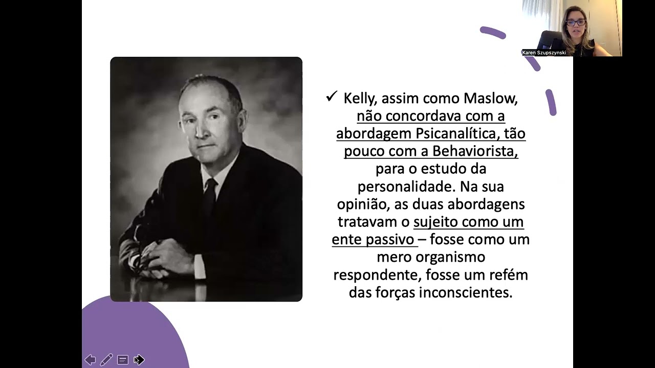 Aula sobre Teoria do Constructo Pessoal  - George Kelly