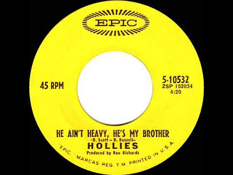 1970 HITS ARCHIVE: He Ain’t Heavy, He’s My Brother - Hollies (mono 45)