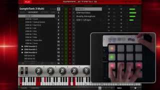 Video thumbnail for iRig Pads and SampleTank 3 - launching sounds and patterns by ikmultimedia
