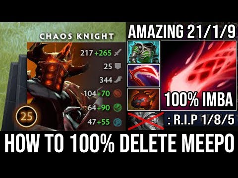 NEW 7.22g Cancer to Destroy Meepo - Brutal Critical Damage CK 1Item Per 5Min Ez 21Kills DotA 2