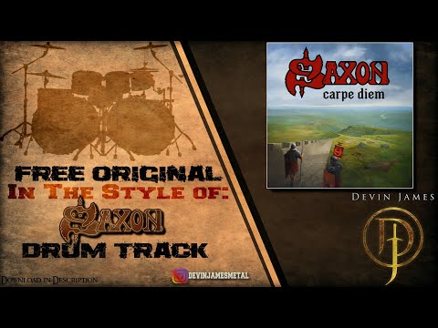 Saxon Styled Free Original Drum Track - 162 BPM (FREE WAV & MIDI DOWNLOAD)