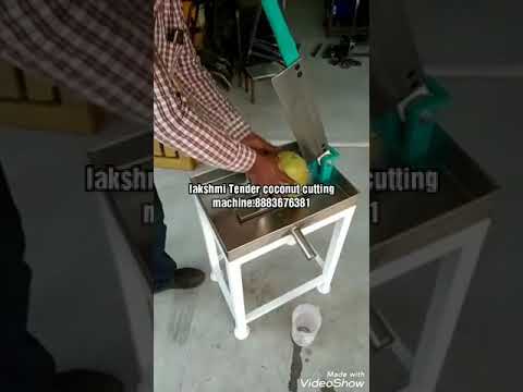 Tender Coconut Cutting Machine