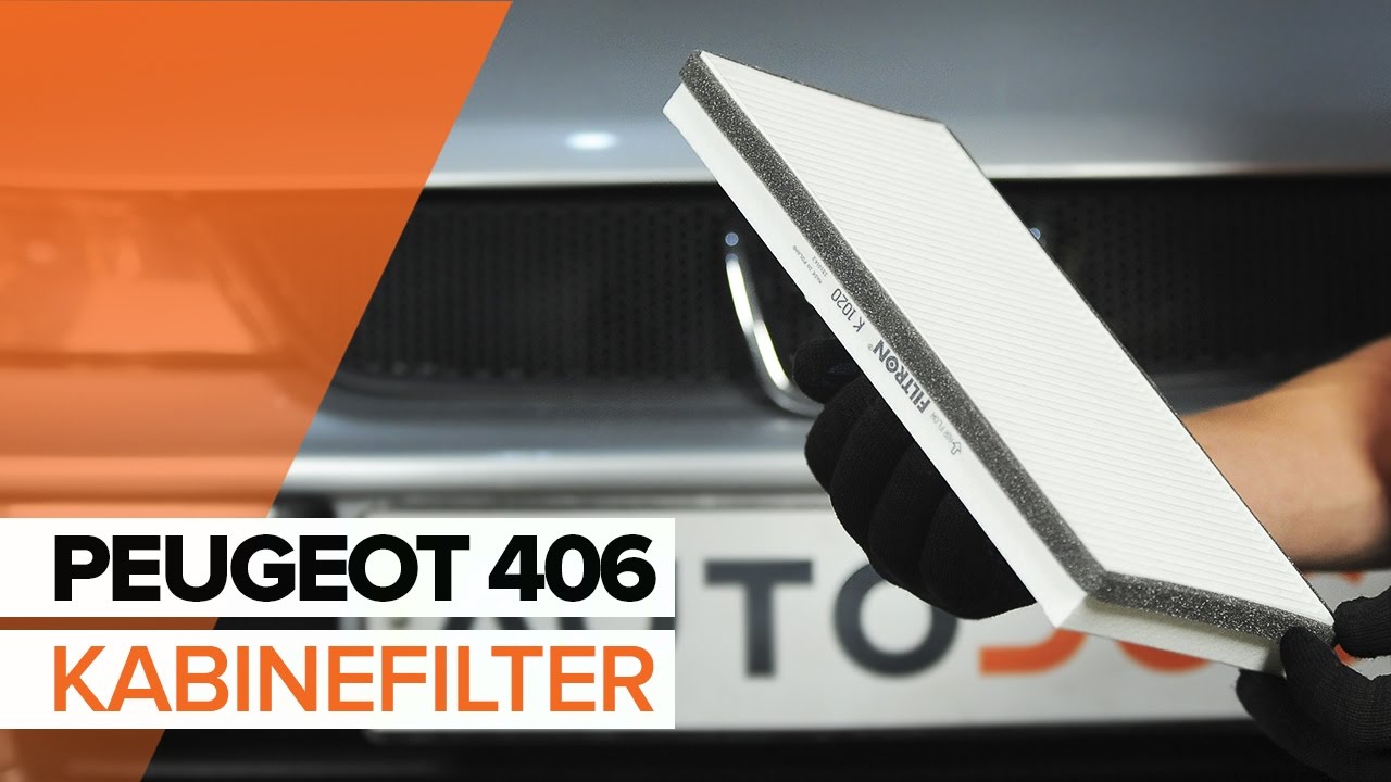 Udskift pollenfilter - Peugeot 406 sedan | Brugeranvisning