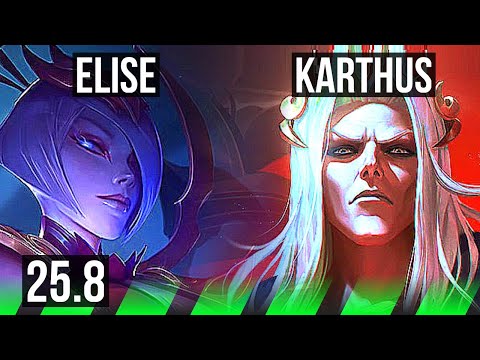 ELISE vs KARTHUS (JGL) | Legendary, 19/5/6, 35k DMG | TR Challenger | 25.8