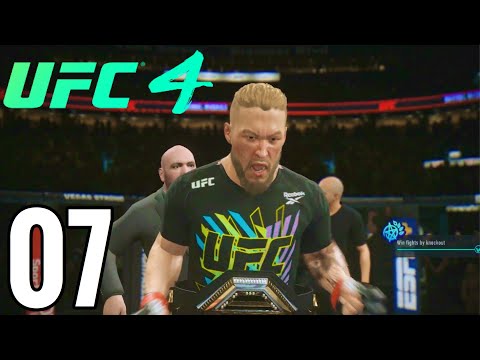 UFC 4 Middleweight Career Mode Walkthrough Part 7 - BAD BLOOD!