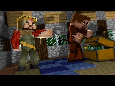 FAKİR, ZENGİNİN EVİNDE HIRSIZLIK YAPIYOR! 😱 - Minecraft