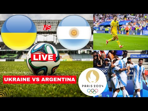 Ukraine vs Argentina 0-2 Live Stream Olympics Games 2024 Football Match Score Highlights Vivo Direct