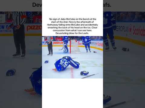 😞#leafs #nhl #hockey #mapleleafs #toronto #goleafsgo #injury #sports #torontomapleleafs #concussion