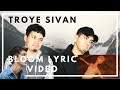 TROYE SIVAN - BLOOM (LYRIC VIDEO) REACTION (COUPLE REACTS) TROYE SIVAN - BLOOM (LYRIC VIDEO) REACTION (COUPLE REACTS)