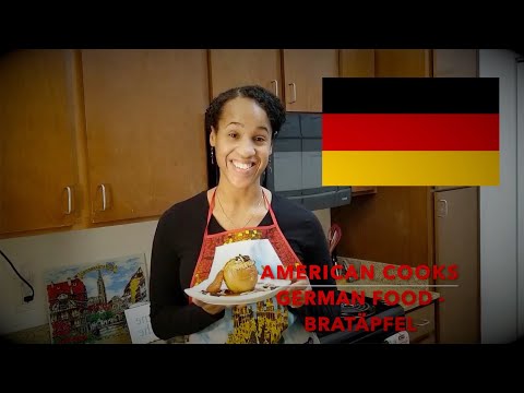 American Cooks GERMAN Food - Bratäpfel