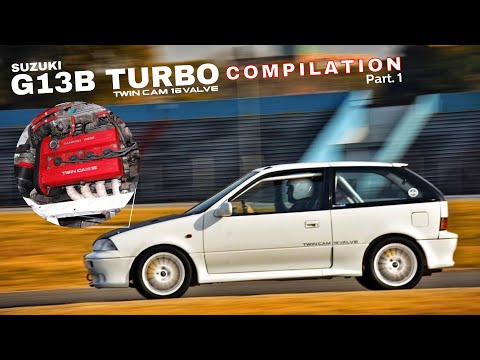 THIS JAPANESE 1.3 DOHC IS SO UNDERRATED | TURBO Suzuki Swift GTi Compilation - Part.1