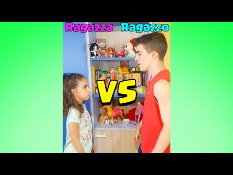 RAGAZZE👧 vs RAGAZZI🧑! #shorts