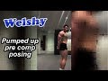 Posing the locker room down! bodybuilder post workout