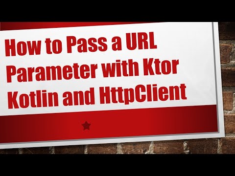 How to Pass a URL Parameter with Ktor Kotlin and HttpClient