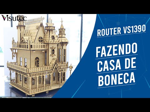 Visutec | VS1390 | Faça Casa de boneca em MDF
