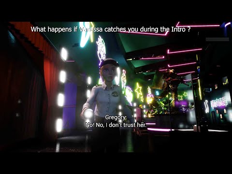 What happens if Vanessa catches you at the beginning? - Five Nights at Freddy's: Security Breach