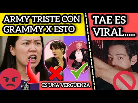ESCÁNDALO!🔴ARMYS FURIOS@ CON GRAMMY X ESTA INJUSTICIA😭TAE ES VIRAL🥹noticiasdebts