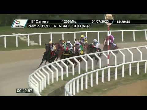 01/07/2023 – Hipodromo Las Piedras – Carr 5 – PREFERENCIAL "COLONIA"