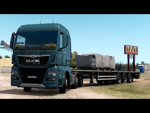 ETS2 1.38 Open Beta MAN TGX E6  Bordeaux - Montpellier
