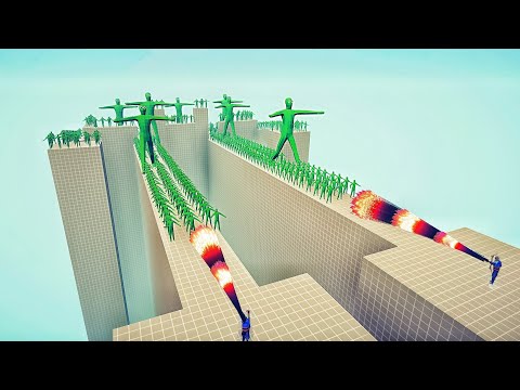 100x ZOMBIE + GIANTS vs 2x EVERY GOD -  Totally Accurate Battle Simulator TABS