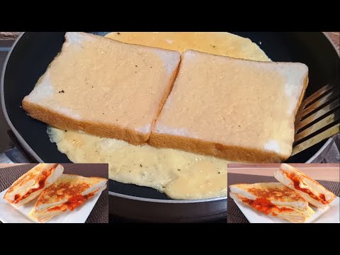 ONE PAN EGG TOAST RECIPE | Easy Egg Toast Sandwich | Egg Sandwich Recipe