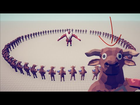 100x Minotaur vs 20x EVERY UNIT - Totally Accurate Battle Simulator