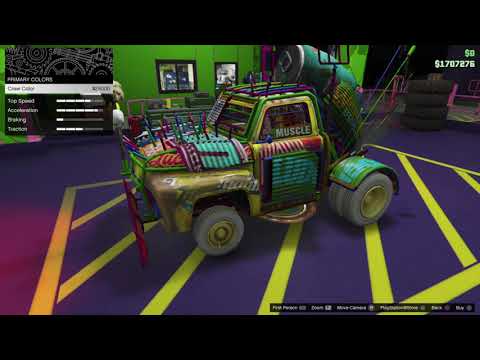 GTA 5 Online Nightmare Slamvan Customizing & Showcase Arena War Dlc
