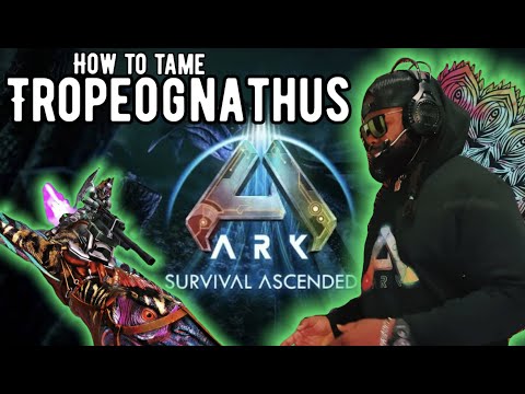 ARK HOW TO TAME A TROPEOGNATHUS JET FIGHTER!