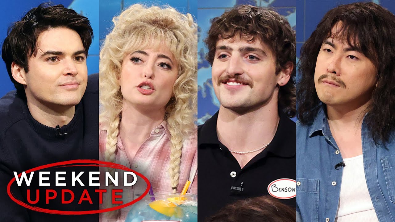 Weekend Update ft. Benson Boone, Bowen Yang, Sarah Sherman and Michael Longfellow - SNL