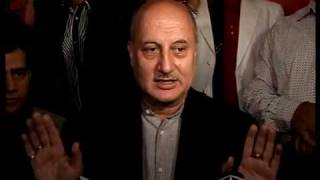 Neha Dhupia & Anupam Kher at launch of controversial Bollywood movie on Adolph Hitler