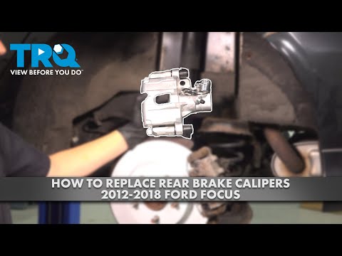 How to Replace Rear Brake Calipers 2012-2018 Ford Focus