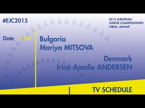 M.Mitsova(BUL) VS. I.A.Andersen(DEN) #EJC2015 Lubin, Poland