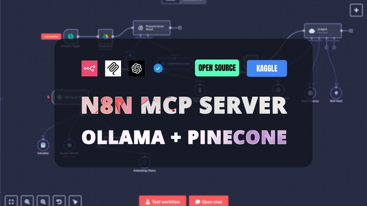 n8n + MCP Server + Ollama + PineCone + OpenWebUI:  Best Free AI Automation Framework CAN DO ANYTHING