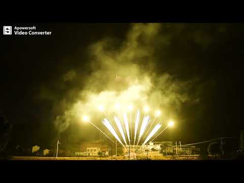 13s Fan Shape Yellow Comet + Brocade Crown to green mine