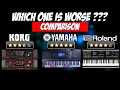 Korg Vs Yamaha Vs Roland Comparison Which Is Better