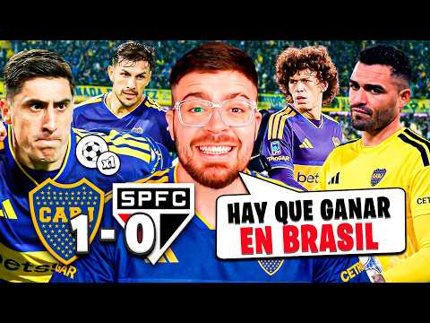 VICTORIA DE BOCA 1-0 FRENTE SAO PAULO EN LA BOMBONERA. SE VIENE LA VUELTA EN BRASIL. ¿SERIE ABIERTA?