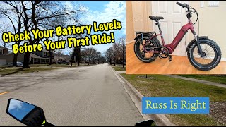 Be Sure Your Battery Is Fully Charged For Your First Ride After Winter Storage!