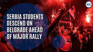 Serbia Student Protest | Massive Rally Expected In Belgrade Ahead Of Elections